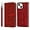 Red, variant on Compatible with iPhone 13 Mini Wallet Case Women Leather Flip with Wrist Strap Kickstand Magnetic Shockproof with Card Holder Protective Case for iPhone 13 Mini 5.4 inch Life Tree Red