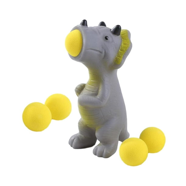 Popper Balls Toys Press Toy Ejercicio Interactivo Lanzamiento Bola Béisbol Deportes Juego al aire libre para regalos de vacaciones Niños Favores de gris