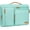 Aqua Green, variant on MOSISO Laptop Sleeve Carrying Case Compatible with MacBook Air 13 inch M3 M2 M1 2024-2018 / Pro 13 inch 2024-2016, 360 Protective Computer Handbag Briefcase with Handle, Black