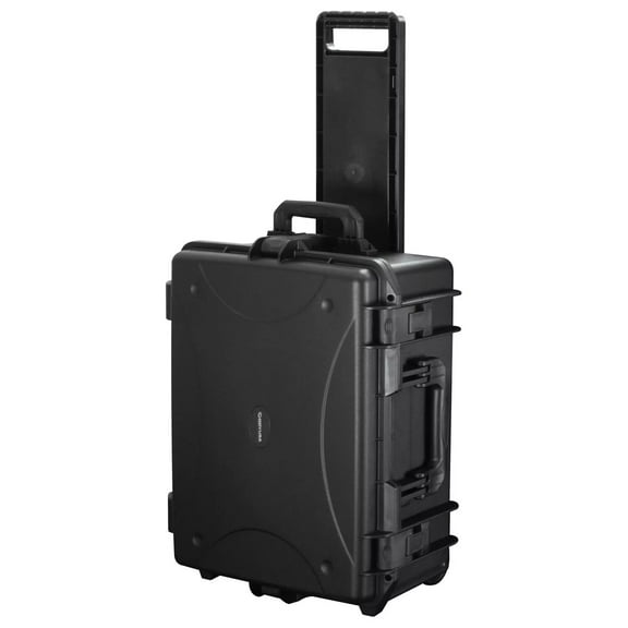 NEW WATERTIGHT & DUSTPROOF CASE WITH PULLOUT HANDLE AND WHEELS INTERIOR DIMS.: 17" x 7" x 14"