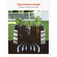 thumbnail image 6 of KFFKFF Metal Raised Garden Bed, 6 x 3 x 1 ft Outdoor Galvanized Planter Box, Open Base Design, Spacious Planter for Vegetables, Flowers, Herbs, and Succulents, Galvanized Finish, 6 of 9
