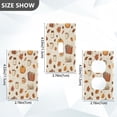 thumbnail image 7 of Yayeee Blank Wall Plate Cover 1-Gang 4.5"x2.7" Home Unused Decorative Outlet, Fall Beige Pumpkin, 7 of 7