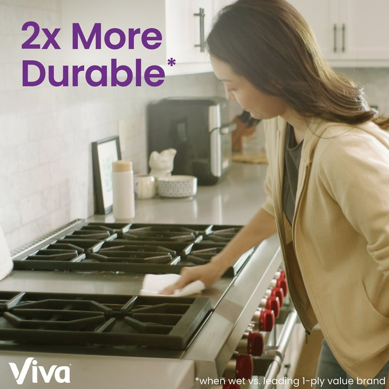 Viva Signature Cloth Paper Towels, Soft & Durable, 2 Triple