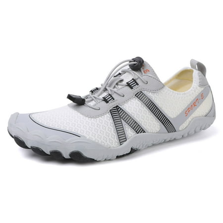 

Hicooer Coolcsea Water Shoes Men s Women s Swim Shoes Outdoor Beach Barefoot Quick-Dry Aqua Pool Socks Swimming Yoga Surfing Exercise White