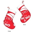 thumbnail image 6 of Cauagu Saying Ho Ho Ho for Christmas Stockings,1-Pack Large Xmas Stocking Holiday and Farmhouse Stocking Fit for Christmas Holiday Party Decoration(17.7*11 Inch), 6 of 7