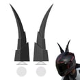 thumbnail image 1 of Motorcycle Helmet Devil Horns Decoration, Universal Adhesive Horns for Bike & Scooter Helmets, Strong Visual Shock Accessory, Red & Black, 1 of 8