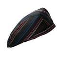 thumbnail image 5 of Chapeau de Chef Catering Duckbill Golf Rayures Bleues, 5 of 5