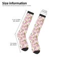 thumbnail image 2 of Naloa Lilies Flowers Thigh High Socks Extra Long Stretchy Sock Women Over Knee High Opaque Stocking Daily Wear, 2 of 6