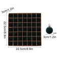 thumbnail image 3 of Hvmvliv 49 Pack Velvet Christmas Balls Flocked Tree Ornaments Plastic Hanging for Xmas Tree Holiday Decor, 3 of 8