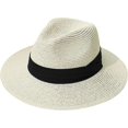 thumbnail image 1 of Sombrero de paja para hombres y mujeres, sombrero de Panamá, sombrero para el sol de ala ancha de verano, anti-uv para viajes en la playa, sombrero para el sol, 1 of 5
