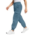 thumbnail image 2 of Kelon Womens Sweatpants 2025 Fall Baggy Wide Leg Sweatpant Fleece Lined Straight Leg Sweat Pants Blue, 2 of 8