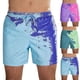 thumbnail image 2 of Magical Change Color Beach Shorts Summer Men Trunks Traje de baño Traje de baño Quick Dry Bathing Shorts Beach PantAdult 42XL, 2 of 5