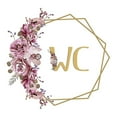 thumbnail image 1 of Jinsinto Flower Pattern Toilet Door Wall Sticker Bathroom Wall Sticker Wall Sticker, 1 of 5