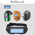 thumbnail image 2 of Solar Powered Welding Lens Automatic Dimming Welding Glasses Welding Helmet Mask Accessories for Welding Lens Goggle 2Pc, 2 of 8