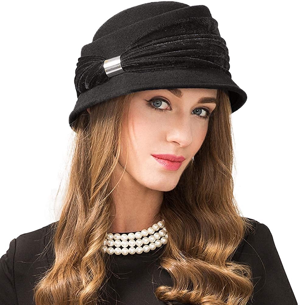 Womens 1920s Bucket Cloche Hat Gatsby 