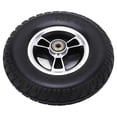 thumbnail image 5 of Wheelchair Wheel Replacement Solid PU Reinforced Aluminum Alloy Hub Walker Accessories 193mm, 5 of 5