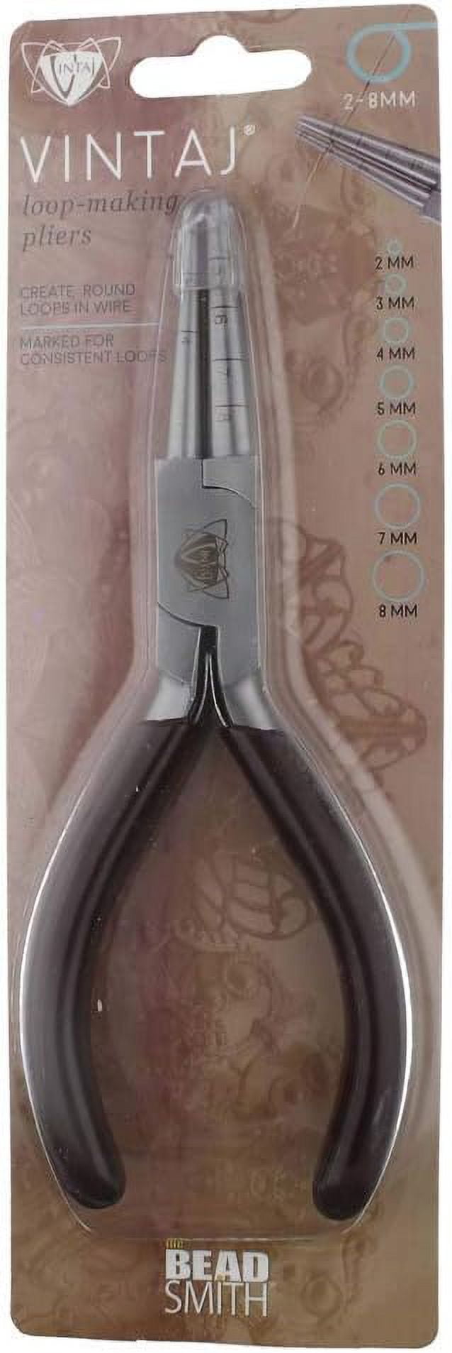 The Beadsmith - Vintaj Loop Making Pliers, 2-8mm Loops