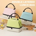 thumbnail image 2 of Sturdy Oxford Lunch Pack with Two Levels Easy to Use Designs Accessory for Picnics School and Workplace Dining, 2 of 9
