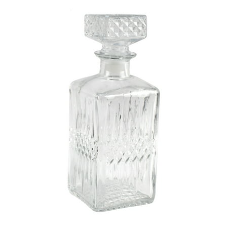 Crystal Glass Whiskey Decanter Scotch Liquor Bottle Alcohol