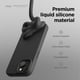 thumbnail image 3 of Funda Elago compatible con iPhone 15 Plus de silicona líquida negra, 3 of 6