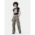 thumbnail image 4 of No Boundaries Cargo Wide-Leg Pants, 31.5'' Inseam, Women's and Women's Plus Sizes XXS-4X, 4 of 6