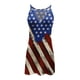 thumbnail image 4 of Vestidos de mujer Verano Día de la independencia Impresión Casual Rounk Cuello sin mangas Mini vestido Fridja hjkh3433, 4 of 4