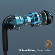 VIDVIE Wired Earbuds with Microphone, Compatible with iPhone, iPad, Android, Computer Most with 3.5mm Jack Wired headphone HS604