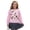 Butterfly Star Pink, variant on Girls Casual Cardigan, Playful Print Long Sleeve Cover-Up, Lightweight Polyester Button Front Jacket Tops with Stylish Print, Machine Washable, Sizes 13-14, Otter Starfish Conch Blue
