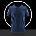 thumbnail image 2 of WRKEKC Men's Activewear Solid Color Quick Dry Crew Neck Short Sleeve T-Shirt for Gym Workout Training Exercises, 2 of 4