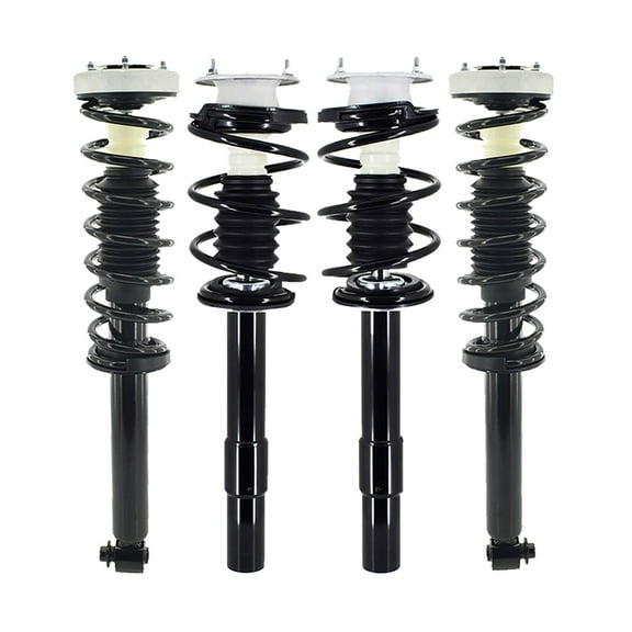 Set Front-Rear Quick Complete Strut-Coil Spring For 2004-2007 BMW 530I Base RWD