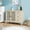 Brown01, variant on BSHTI Hollow-Carved 3 Drawer Cabinet Dresser Storage Chest with Metal Handles For Living Room Bedroom