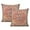 Boho Abstrait Vert-21, variante sur Housses de Coussin Boho à Motifs Double Face Monaco 18x18, Ensemble de 2 - Coussin Décoratif en Coton Doux Vert