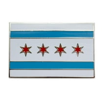 Chicago Flag Souvenir Pin