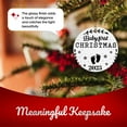 thumbnail image 4 of Baby's First Christmas Ornament 2025 - Baby Footprints & Snowflake Holiday Decor Ceramic Ornament - 3 Inch - String Included - ORNW0312, 4 of 5