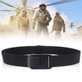 thumbnail image 4 of Cinturón elástico para hombre y mujer hebilla de aleación dura cinturón Likrtyny elástico de nailon Real fuerte accesorios militares para caza y senderismo al aire libre nuevo, 4 of 9