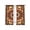 Orange, variant on Sheer Curtains 72 Inches Long, Bohemian Flower Light Filtering Window Curtains for Living Room, Boho Tribal Colorful Distressed Printed Rod Pocket Voile Sheer Curtain Drapes, 52"W x 72"L, 2 Panels