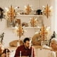 thumbnail image 5 of Adornos de copos de nieve, copo de nieve con purpurina de plástico para invierno, interior, exterior, árbol de Navidad, decoración de ventana y habitación, 5 of 5
