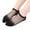 Black, variant on Women's Ballerina Socks Lace Splice Short Stockings Non Breathable Comfortable Boat Socks for Daily Wear
