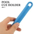 thumbnail image 3 of WASHWEPE Wall Mount Pool Cue Rack 5Set Blue Rectangular Billiard Cue Hangers for Home Use, 3 of 8