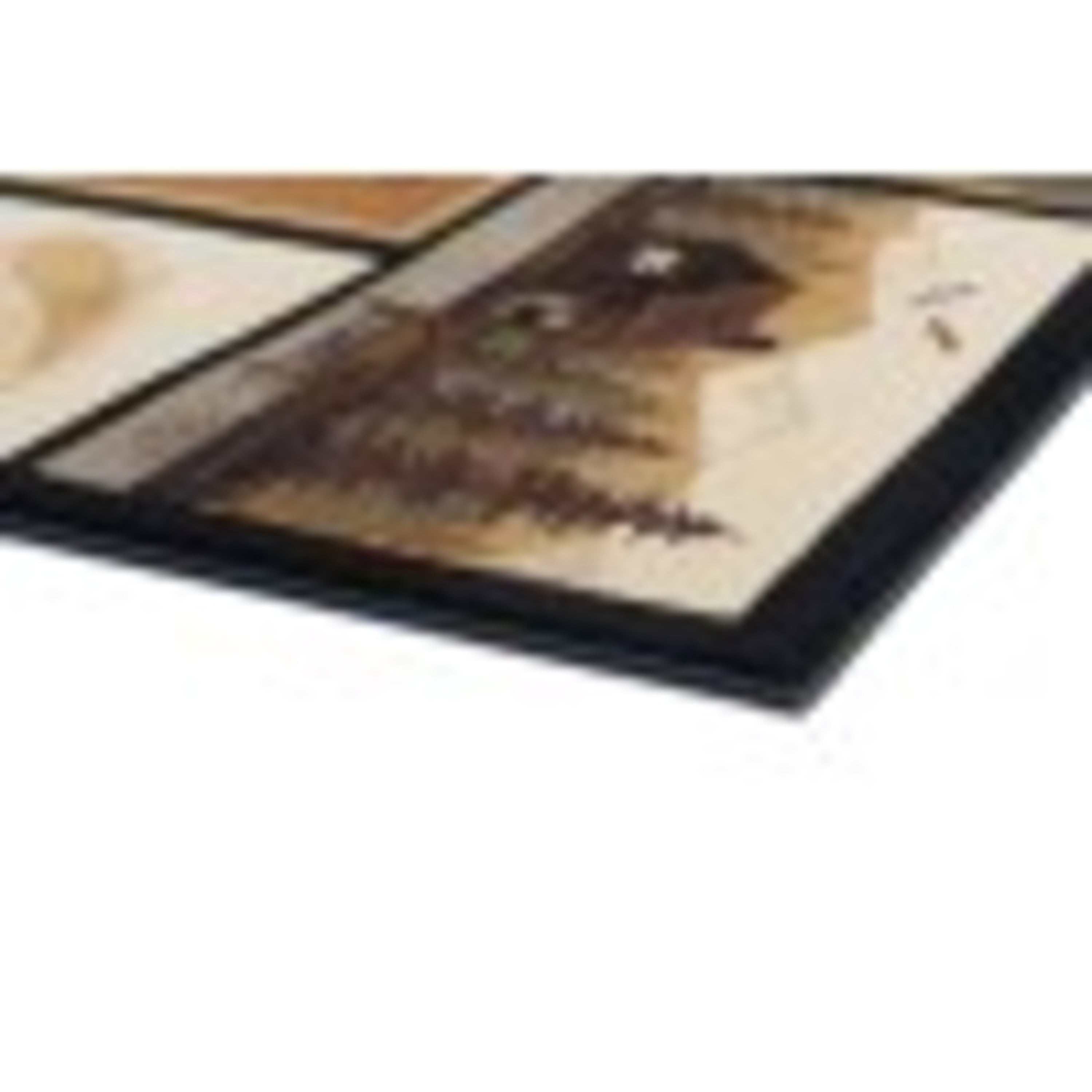 Nature Novelty 2' x 3' Multi-Color Polypropylene Indoor Area Rug