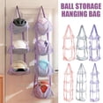 thumbnail image 3 of NOVELAR Heavy-Duty Hanging Organizer Bag, Large Opening for Easy Pickup, Store Helmets, Basketballs, and Dolls in Any Room, 3 of 7