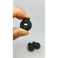 thumbnail image 5 of 25 Pieces Cord Lock Round Spring Black toggle18x22mm(LxH) Single-Hole Large Round Ball-Shaped 10 mm Dia Elastic Drawstring Rope with Clip Ends and Baggage Lanyard stoppers is Spring-Loaded ., 5 of 5