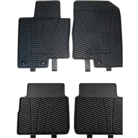 New Hyundai Suv - Genuine OEM Front & Rear All Weather Floor Mat FIT 2011-2014 Hyundai Sonata New