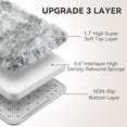thumbnail image 7 of YEERSWAG Shag Area Rug, 5 x 8 ft Ultra Soft Fluffy Area Rug for Living Room Bedroom Indoor Carpet, Gray, 7 of 7