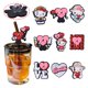 thumbnail image 2 of Pegatinas creativas de paja de Hello Kitty, cubierta de paja, decoración para fiestas, bar personalizado, 2 of 3