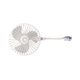 thumbnail image 1 of E27 Desk Fan Space Saving Rotatable Socket Fan Hose Adjustable Desktop Mini Fan Portable Fan for Home Office Use, 1 of 4