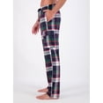 thumbnail image 3 of Hanes Men's Flannel Lounge Pajama Pants with Cargo Pockets, Sizes S-XL, 3 of 6