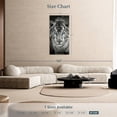 thumbnail image 4 of Elephant Stock Blue Eye Tiger Wall Art - Animal Canvas Canvas - 30" x 60", 4 of 8