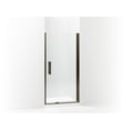 thumbnail image 1 of Sterling 5699-34ADR-G05 Finesse Peak Frameless Pivot Shower Door with Clear Glass, 34.5-in W x 67-in H, Deep Bronze, 1 of 1