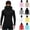 Black, variant on HAOTAGS Boys UPF 50 Athletic Jackets,Lightweight Adjustable Dual Hood Straps Long Sleeve Sun Protection Jacket Black 11-12T